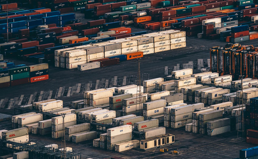 Containers in Port